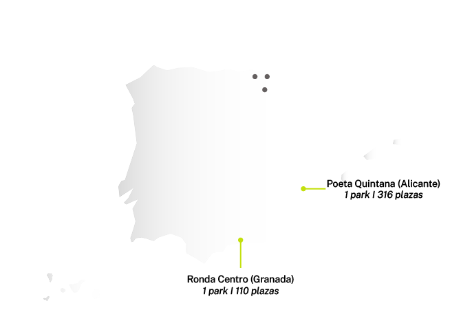 Mapa de aparcamientos