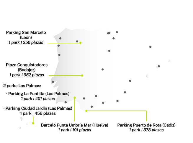 Mapa de aparcamientos